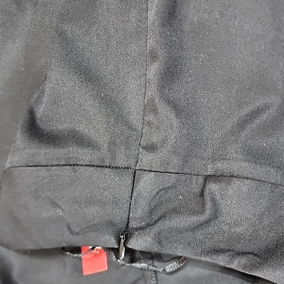 Anne Klein  Side Zip Lined Knee Length Straight black skirt - Picture 4 of 6